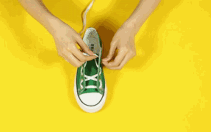 跑鞋鞋带太长怎么系短图解,抖音最火的的5种鞋带系法