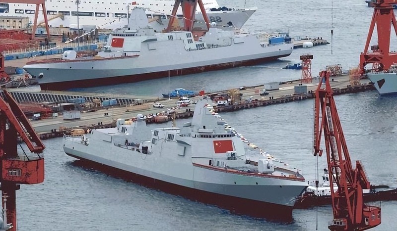 世界各国海军吨位排名,中国海军下水吨位世界第一
